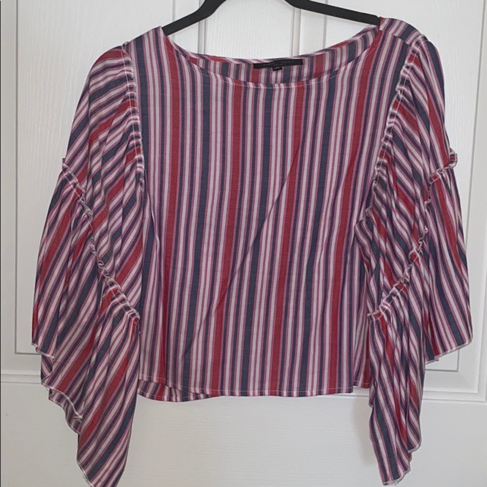 Bell Sleeve Spring Blouse